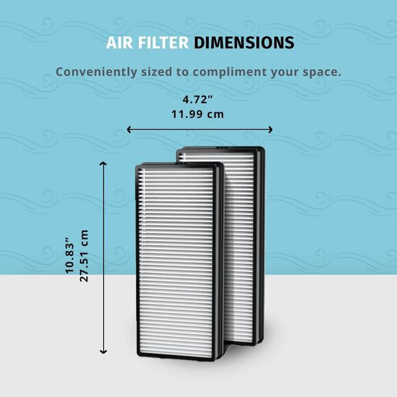 HoMedics Total Clean True HEPA Filter AT-OFL Replacement for Air Purifiers - Picture 3 of 3